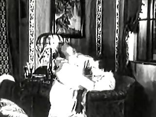 Filthy Dark-haired Stunner Being Fucked (1920s Antique)